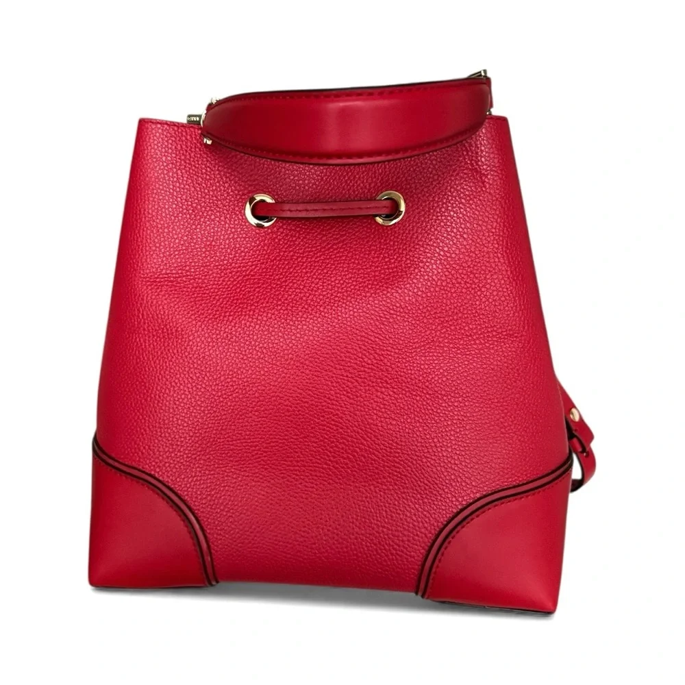 🆕 Michael Kors Mercer Gallery Red Bucket Bag